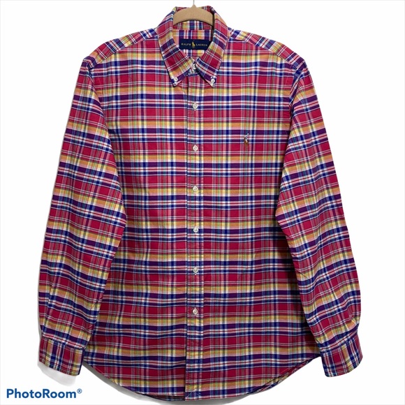 Ralph Lauren Other - Ralph Lauren Men’s Dress Shirt Multicolor plaid L